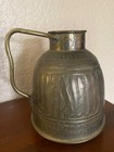 Middle Eastern   Arabic Brass 7 25    Jug With Caligraphy - Mamluk Decor Decorate