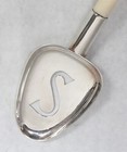 Rare 19th Century American Sterling Silver 18 3 4  S Claret Spoon
