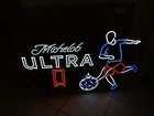 Michelob Ultra Beer Sequencing Light Up Led Bar Sign Man Cave Soccer 49  X 34 