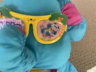 Very Rare Vintage 1987 Fisher Price Puffalump Blue Elephant Stuffed Animal Plush