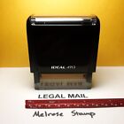Legal Mail Rubber Stamp Black Ink Self Inking Ideal 4913