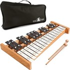 Glockenspiel Xylophone   Full Size Glockenspiel Xylophone 27 Note Black white