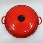 Le Creuset 3 5 Qt Braiser 30cm Enameled Cast Iron Dutch Oven Casserole Red Nice