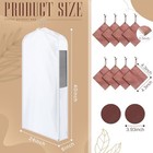 Sets 40   X4   X 6   Short Cotton Garment Bags For 40 X 24 X 6 Inch 2 White