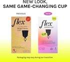     flex Cup Starter Kit  Slim Fit Size 1  Reusable Menstrual Cup   2 Free Discs    