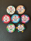 7 Chip Set Resorts World  Casino Chip Las Vegas Nv