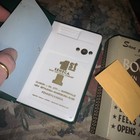 Vintage  Coin Bank Book Complete With Box   Key Unused 1950 s-60 s Rare