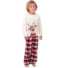 Pajamas Elk Print Family Matching Outfits Christmas Loungewear Long-sleeve Sets