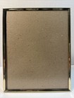 Vintage 8x10 Gold-plated Engraved Metal Picture Frame     Ornate Antique Style