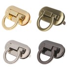 Metal Clasp Turn Lock Twist Locks For Diy Handbag Craft Bag Purse Hardware