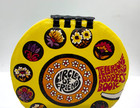Vtg 1970s Circle Of Friends Rotary Telephone Address Book Yellow Mod Flower Read