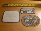 3 Different Original Vintage Fabric Patches