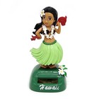 Hawaiian Hula Girl Dashboard Doll With Ukulele Bobbleheads For Car Dashboard