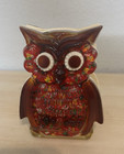 1970s Multicolor Lucite Owl Napkin Mail Holder Design Gifts International Vtg