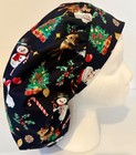 Christmas Print Size Large Medical Bouffant Scrub Cap Surgery Hat