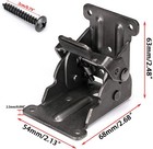 Heavy Duty Folding Brackets Pack Of 4 Steel Self Lock Design 500lbs Capacity