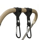 Stroller Hooks 2 Pack Heavy Duty Aluminum Carabiner Clips Universal For Bags
