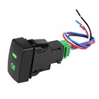 Black Plastic 5 Pin Fog Light Switch For Car Push Button