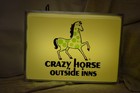 Hotel inn Lighted Crazy Horse Inn Sign