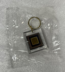Vtg Intel Inside Pentium Processor Keychain With Cpu Chip Lucite Acrylic 90s Nos