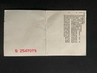 Glen Campbell Signed Concert Ticket Stub