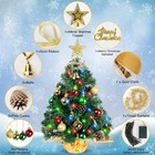Small Christmas Tree With Lights 22 In Mini Tabletop Tree Desk Decor