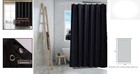 Black Shower Curtain Liner  4g Peva Shower Liner  Plastic Waterproof Shower