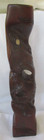 Maori 13  Carved Wood Tiki With Shell Eyes New Zealand