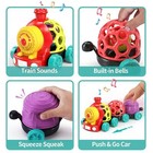 Baby Toy Train  Infant Rattles Car Toys For 6 7 8 9 10 11 12 Month Old Boy
