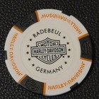 Hd Dresden   Germany  white black org  International Harley Davidson Poker Chip