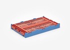 Hay Recycled Colour Crate Storage Bin Small - Red Blue White - New