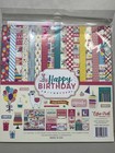 Echo Park Happy Birthday Girl 12x12 Paper Collection Kit   Sticker Bundle