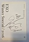  kpop  Exo Suho Photocard Winter Special 2016 Album Official Rare Pc K-pop