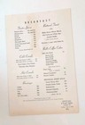    vtg 1955 Sanders Detroit Menu Mid Century Advertising Ice Cream Soda Ephemera