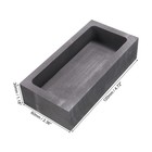 Gold Silver Graphite Ingot Mould Crucible Casting 1700g Gold 850g Silver