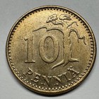 1979 Finland 10 Pennia - Coin  d-054
