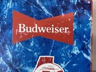 Budweiser Beer Atlanta Braves Sign - Bud Light - Brewing - Retro Chief Noc