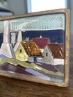 Vintage Original Nis Stougaard Art Tile Denmark Museum Ceramic Bornholm Antique