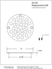 4  Od Polished Chrome Brass Shower Drain Cover Round Strainer 3-3 8  C To C