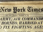 Vintage 1941 New York Times Newspaper Dec 18 Wwii War Headlines Original