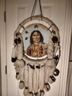 Large Vintage Native American Wool Dream Catcher Handmade Art Indian Tribal Art