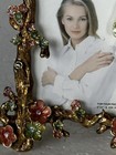 Ciel Collectables Peacock Picture Frame  Hand Set Swarovski Crystals
