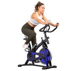 Exercise Bike Cycling Bike Stationary Bike Heavy Duty 22 Lbs Flywheel Lcd  Blue