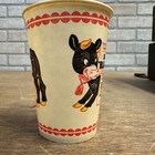 Vintage Dad s Root Beer Black Cow Advertising Wax Paper Cup