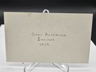 Gary Alexander Cleveland Indians Signed Index Card
