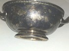 Hotel Lierre France Sugar Bowl Vintage International Co  Silver Soldered Patina