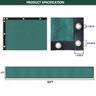6ftx50ft Privacy Fence Screen Heavy Duty Fencing Mesh Shade Net Cover For Garden