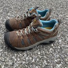 Keen Voyageur Womens Hiking Shoes Brown Blue Low Top Trail Sneakers 1011523 8 5