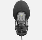 New Boya By-bm3031 Cardioid Directional On-camera Shotgun Microphone Black Gain