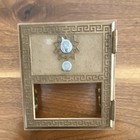 Vintage Bronze Post Office Box Door With Combination No Glass 5 5    X 6 25     